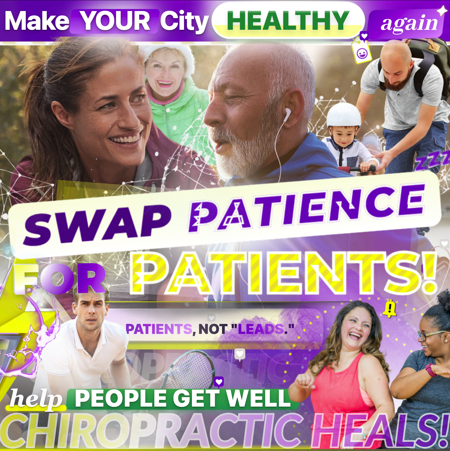 PowerSURGE helps CHIROPRACTORS turn internet attention into patient appointments logo